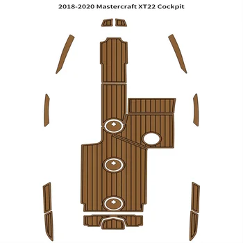 2018-2020 Mastercraft XT22 Коврик для кокпита лодки из пены EVA, коврик для пола из искусственного тика