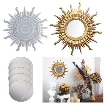 Защита от солнца и Луны, зеркальное украшение на стену, силиконовая форма для солнцезащитных очков своими руками, товары для украшения дома