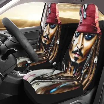 Чехол для автомобильного сиденья Captain Jack Sparrow с индивидуальной печатью, Универсальный Передний протектор, Аксессуары, набор подушек